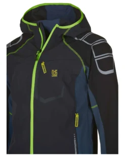 UNIVERS - GIACCA DA OUTDOOR COURMAYEUR NERA E BLU IDROREPELLENTE