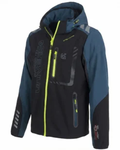 UNIVERS - Giacca softshell water resistant nero e grigio