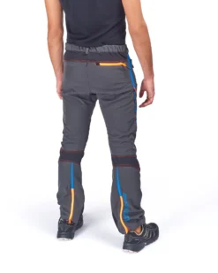 UNIVERS - PANTALONE DA CACCIA GRIGIO SOFTSHELL U-TEX IMPERMEABILE