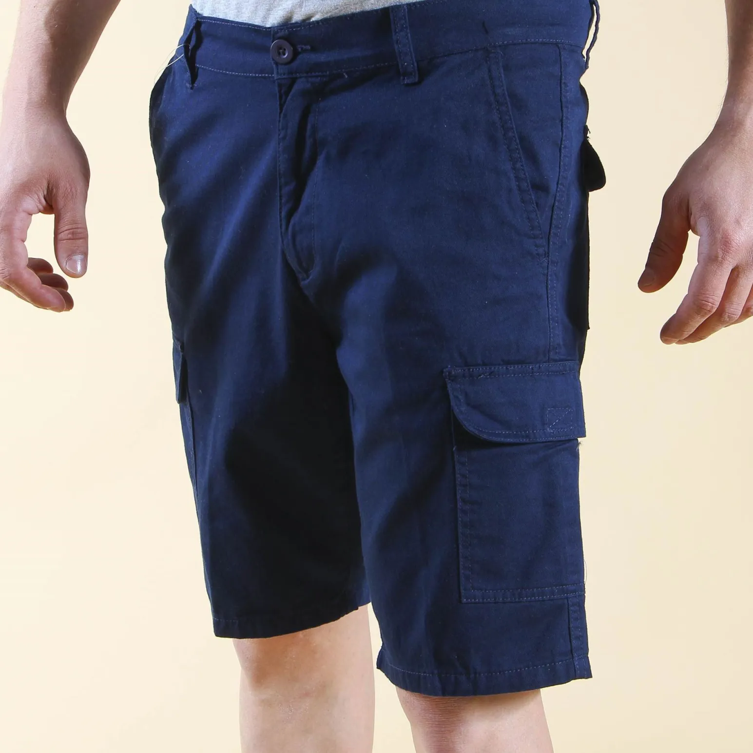 UOMO BERMUDA C/TASCONI TWILL 100% COTONE