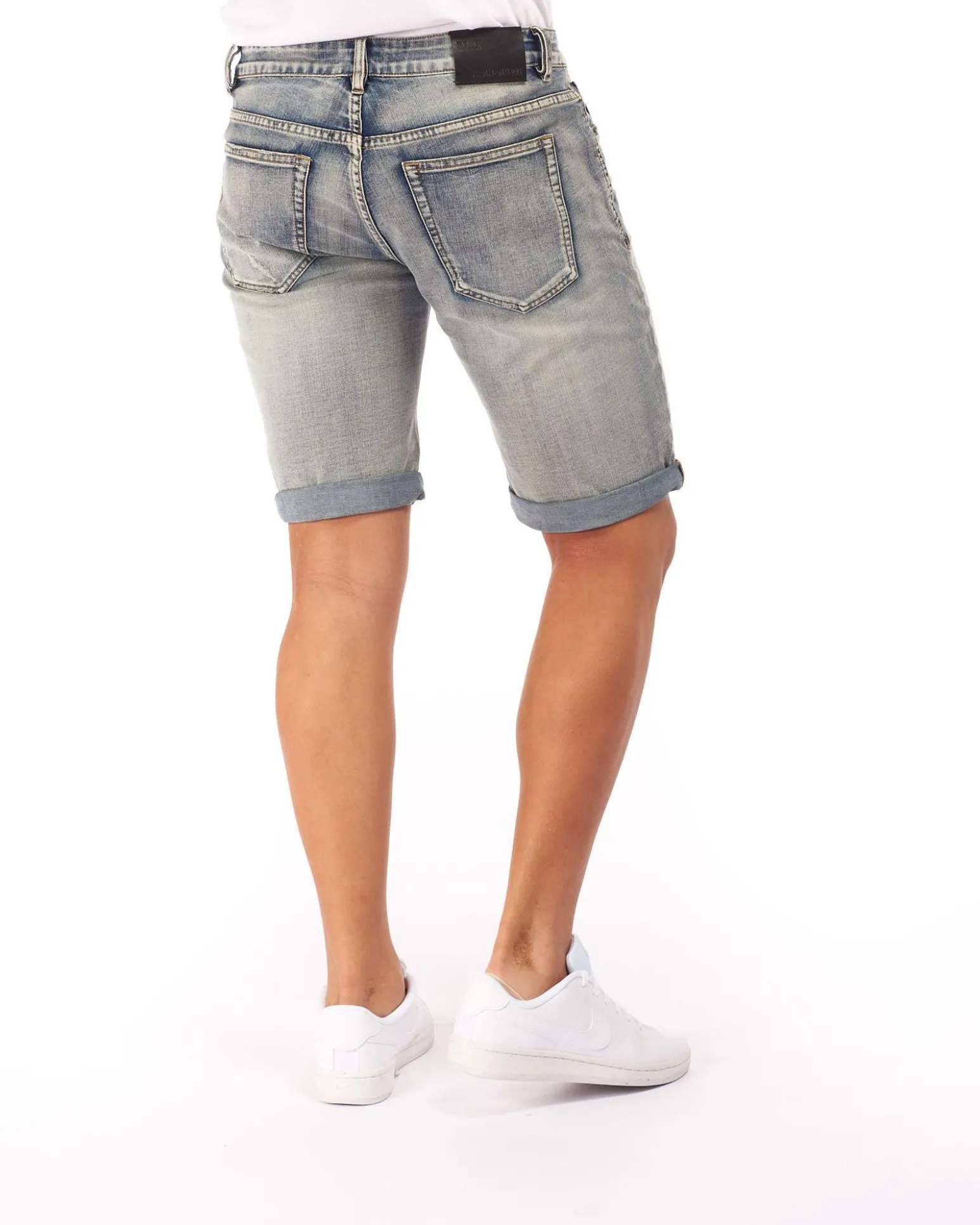 UOMO BERMUDA JEANS ROTTURE