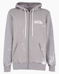 UOMO FELPA CON ZIP E CAPPUCCIO