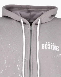 UOMO FELPA CON ZIP E CAPPUCCIO
