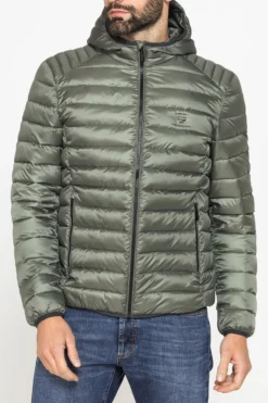 UOMO GIUBBINO FULL ZIP CON CAPPUCCIO