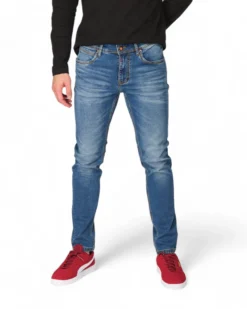 UOMO JEANS 5 TASCHE FELPA