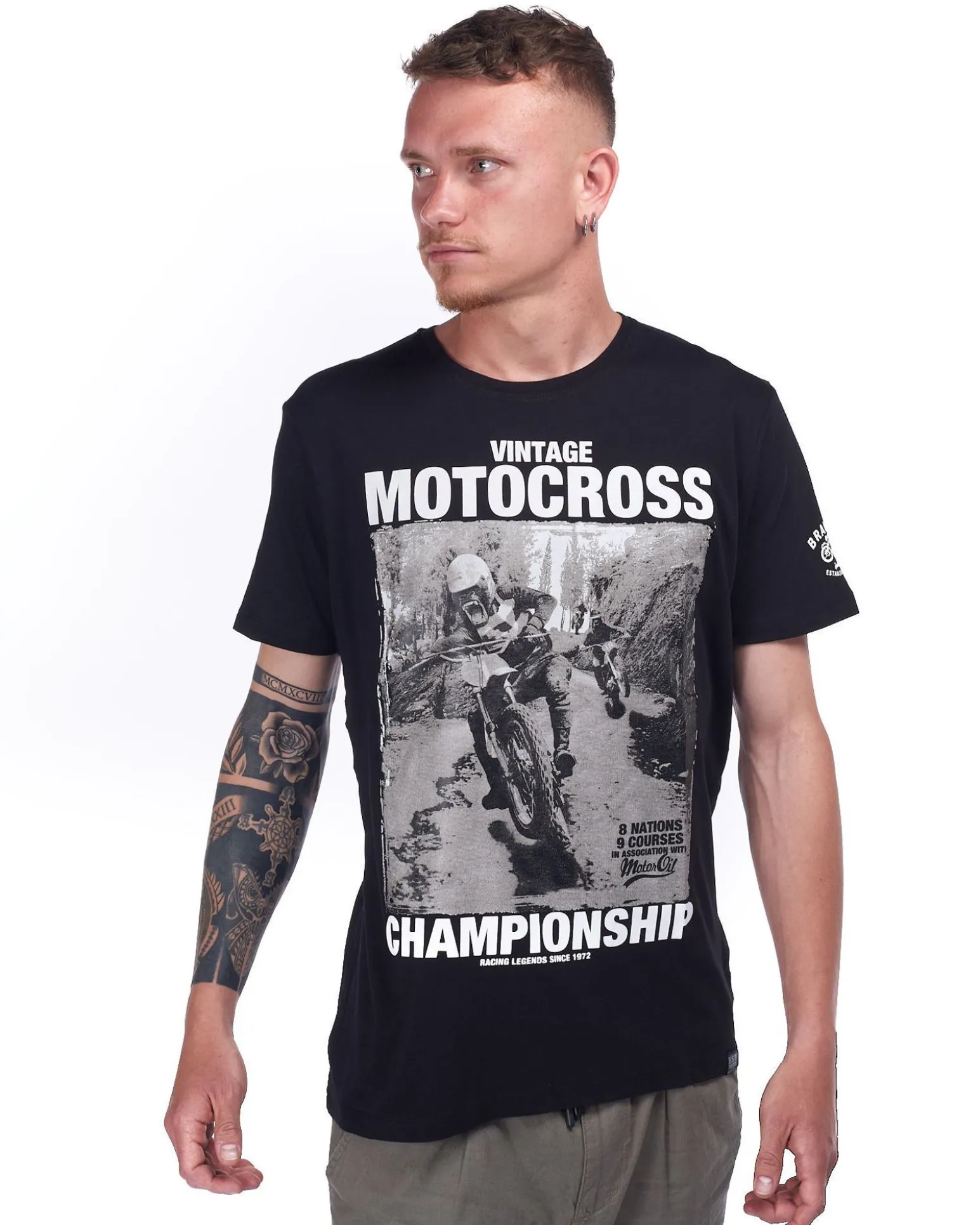 UOMO TSHIRT MEZZA MANICA MOTOCROSS