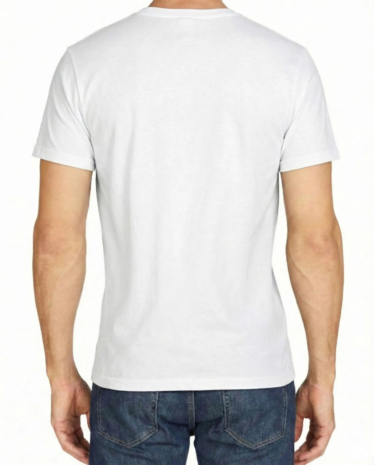 UOMO TSHIRT MM SCOLLO V BIELASTICO