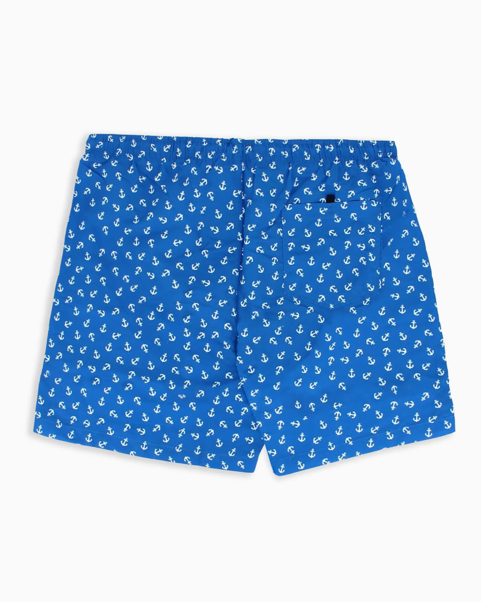 WAIKIKI RUN - BOXER MARE BLU CHIARO CON DETTAGLI GRAFICI DA UOMO, ANCORE