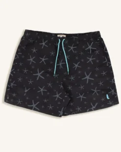 WAIKIKI RUN - BOXER MARE BLU CON DETTAGLI GRAFICI DA UOMO, DEVARON
