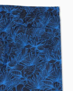 WAIKIKI RUN - BOXER MARE NERI CON DETTAGLI GRAFICI BLU SCURO  ELETTRICI DA UOMO, MARTE