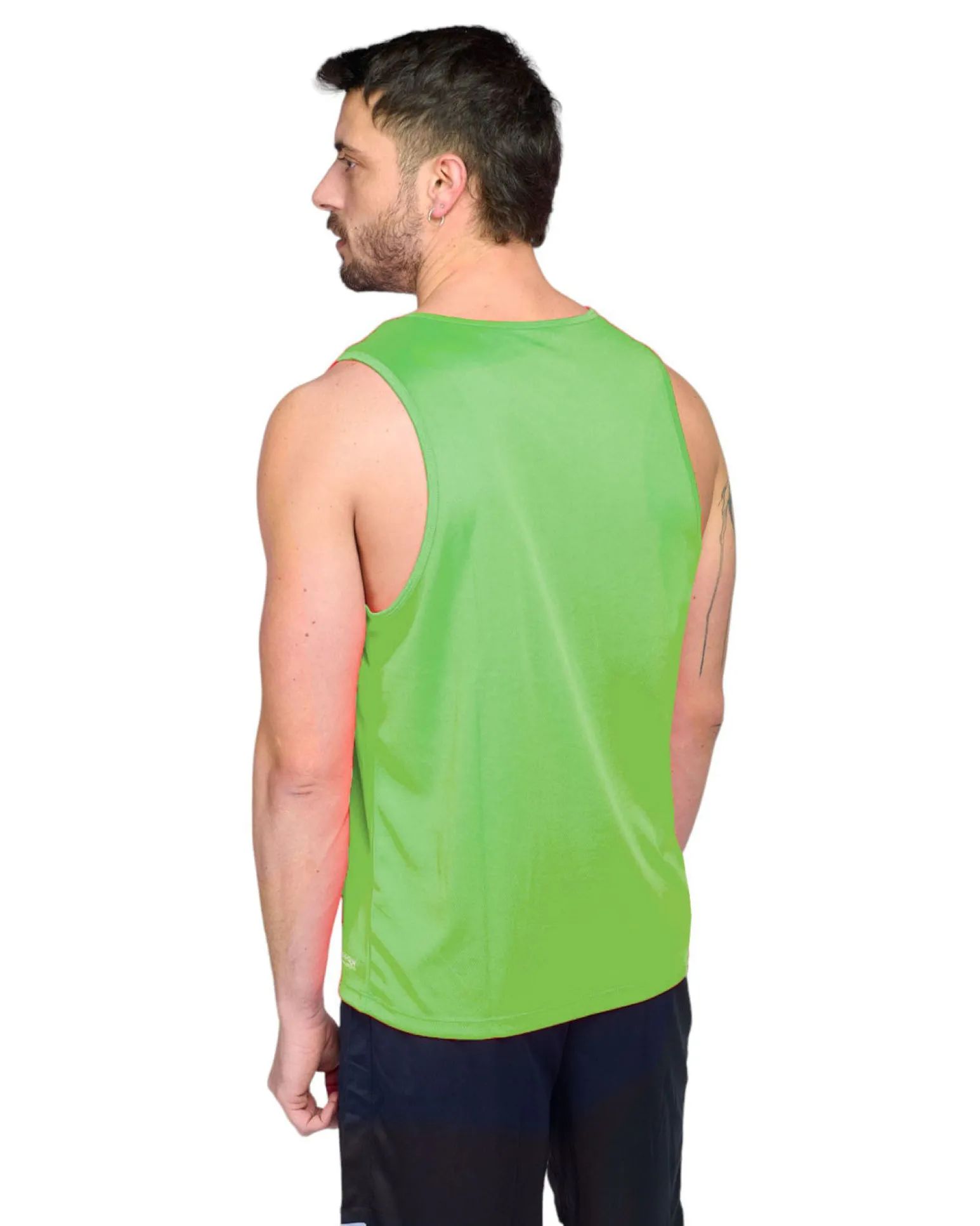 WAIKIKI RUN - CANOTTA SPORTIVA VERDE DA UOMO - ARMIDO