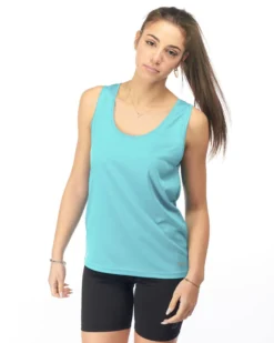 WAIKIKI RUN - CANOTTA SPORTIVA AZZURRA DA DONNA - ASIA