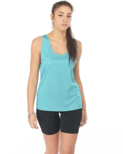 WAIKIKI RUN - CANOTTA SPORTIVA AZZURRA DA DONNA - ASIA