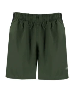 WAIKIKI RUN - PANTALONCINO DA RUNNING VERDE SCURO CON DETTAGLI NERI, RUFO