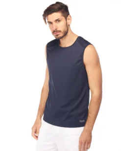 WAIKIKI RUN - SMANICATO DA RUNNING IN MESH TRASPIRANTE DA UOMO - ARMIDO AU01748_A2050