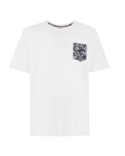 WAIKIKI RUN - T-SHIRT DA UOMO CON TASCHINO BIANCA SAFFO - AU01862_A0950