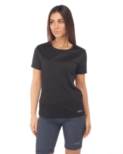 WAIKIKI RUN - T-SHIRT MEZZA MANICA NERA  DA DONNA - ISIDE