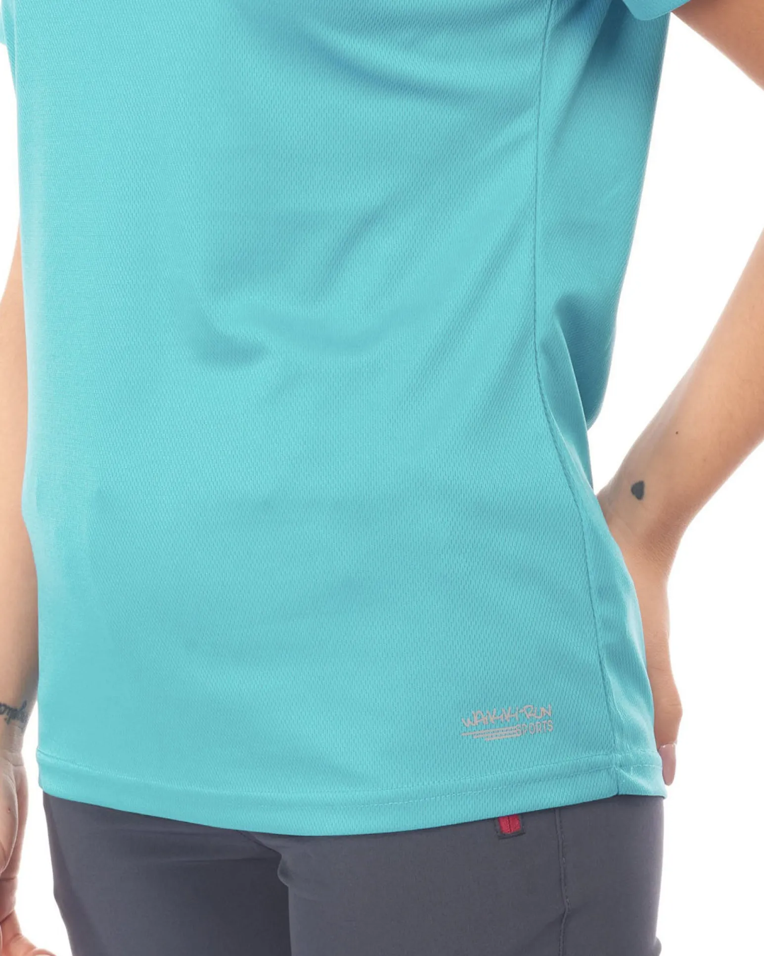 WAIKIKI RUN - T-SHIRT MEZZA MANICA AZZURRA DA DONNA - ISIDE