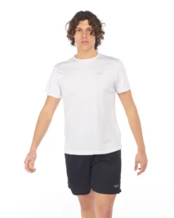 WAIKIKI RUN - T-SHIRT MEZZA MANICA SPORTIVA BIANCA DA UOMO - ARGO