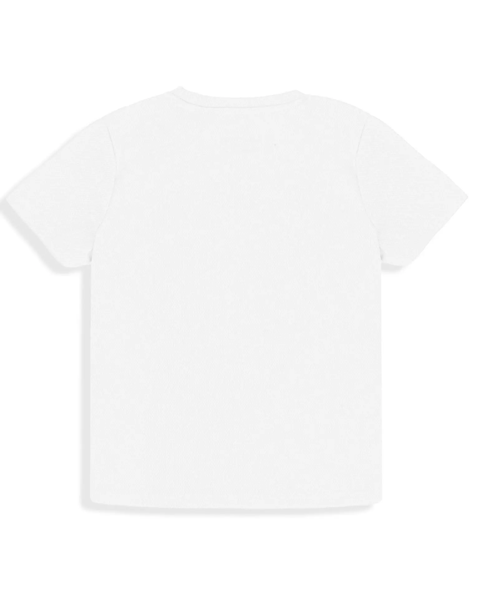 WAIKIKI RUN - T SHIRT MEZZA MANICA JUNIOR ( 4-13 ANNI) BIANCA, CAROTA