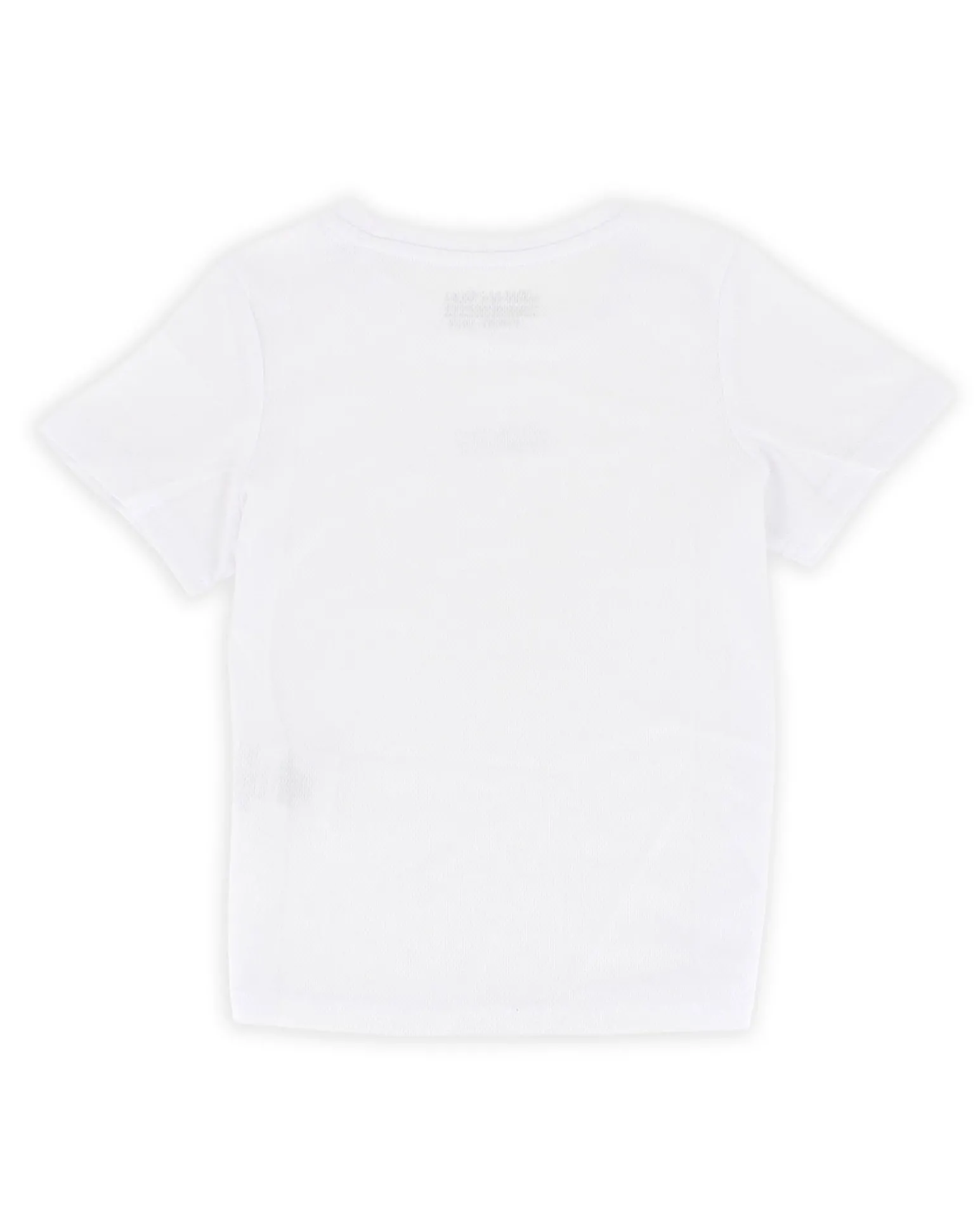 WAIKIKI RUN - T SHIRT MEZZA MANICA JUNIOR ( 4-13 ANNI) BIANCA, CAROTA