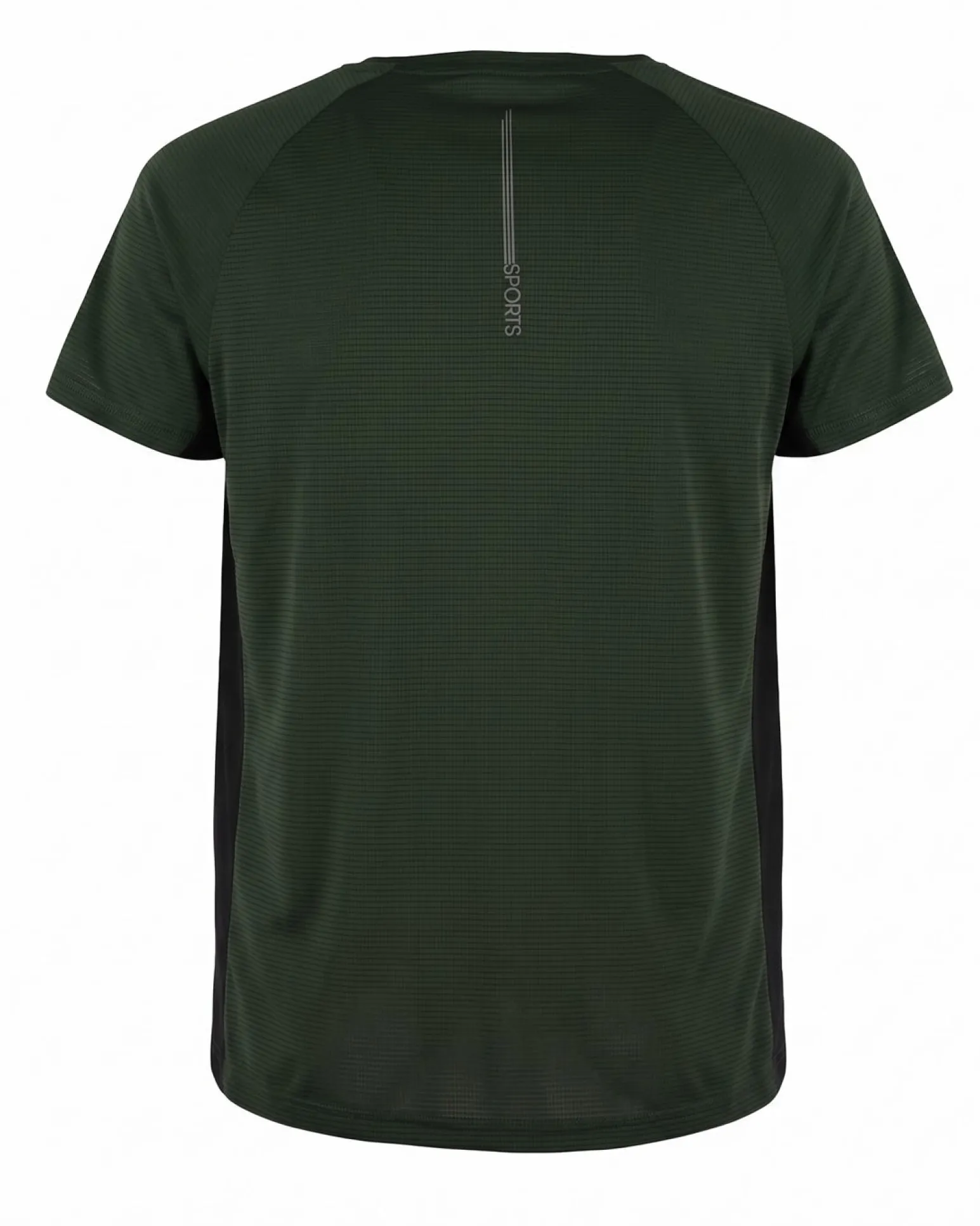 WAIKIKI RUN - T-SHIRT SPORTIVA JAQUARD WAFFLE IN MESH TRASPIRANTE GIALLA FLUO E NERA DA UOMO - PEPE