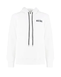 XTREME BOXING - FELPA CON CAPPUCCIO BIANCA DA UOMO