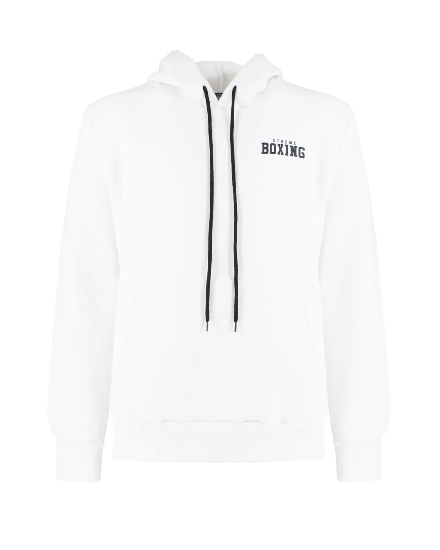 XTREME BOXING - FELPA CON CAPPUCCIO BIANCA DA UOMO