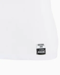 XTREME BOXING - TSHIRT BIANCA DA DONNA CON LOGO STRASS