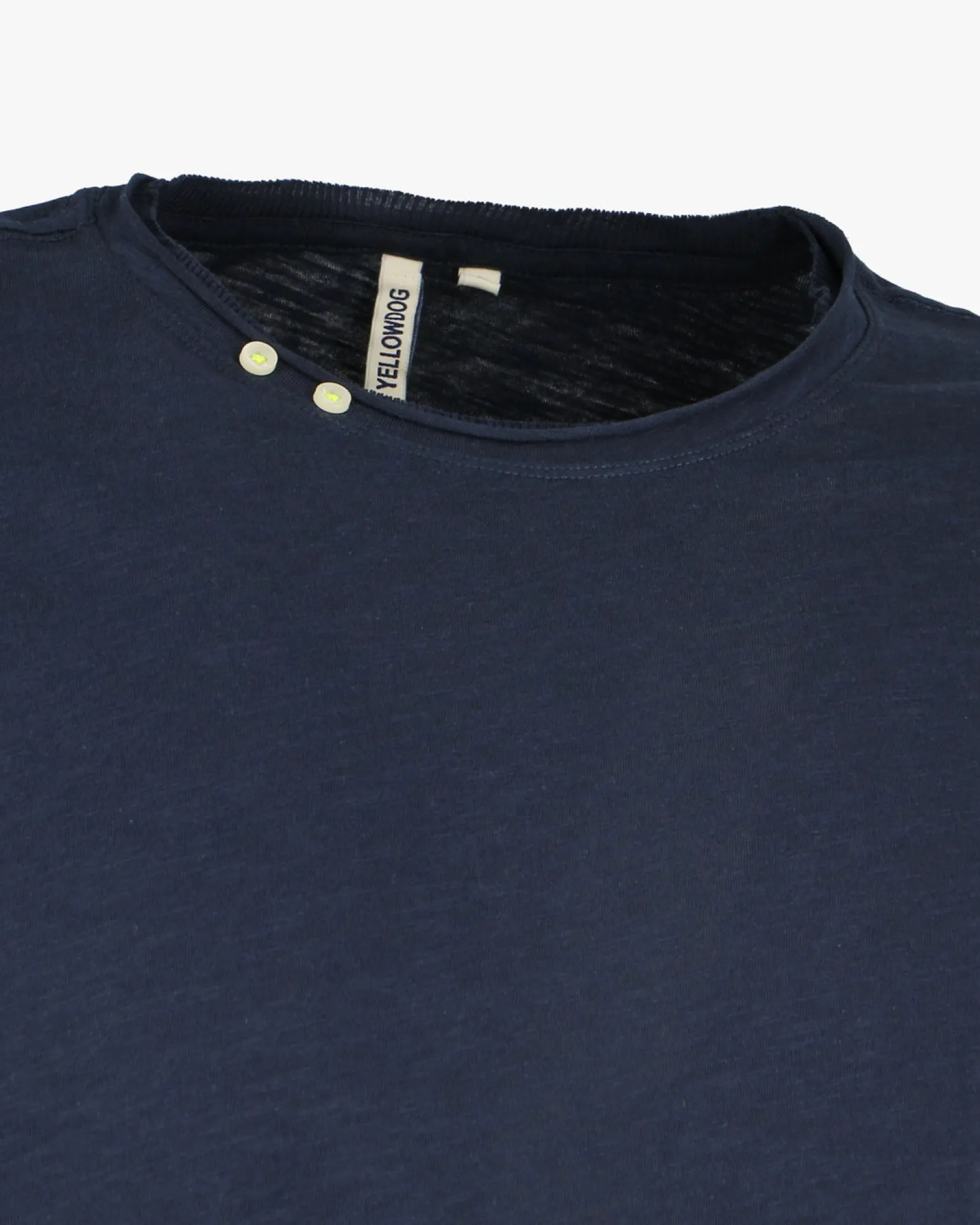 YELLOW DOG - Tshirt manica lunga blu