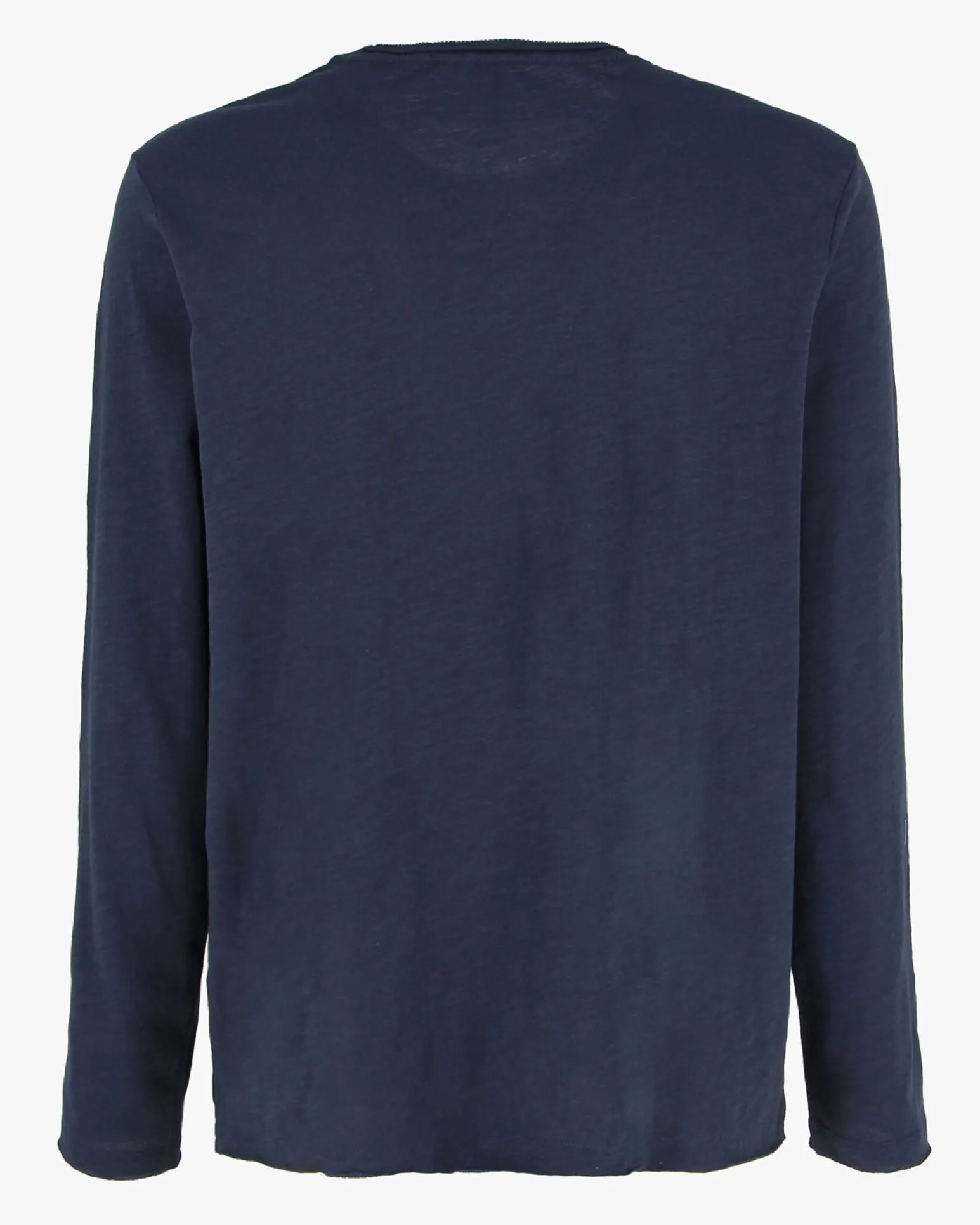 YELLOW DOG - Tshirt manica lunga blu