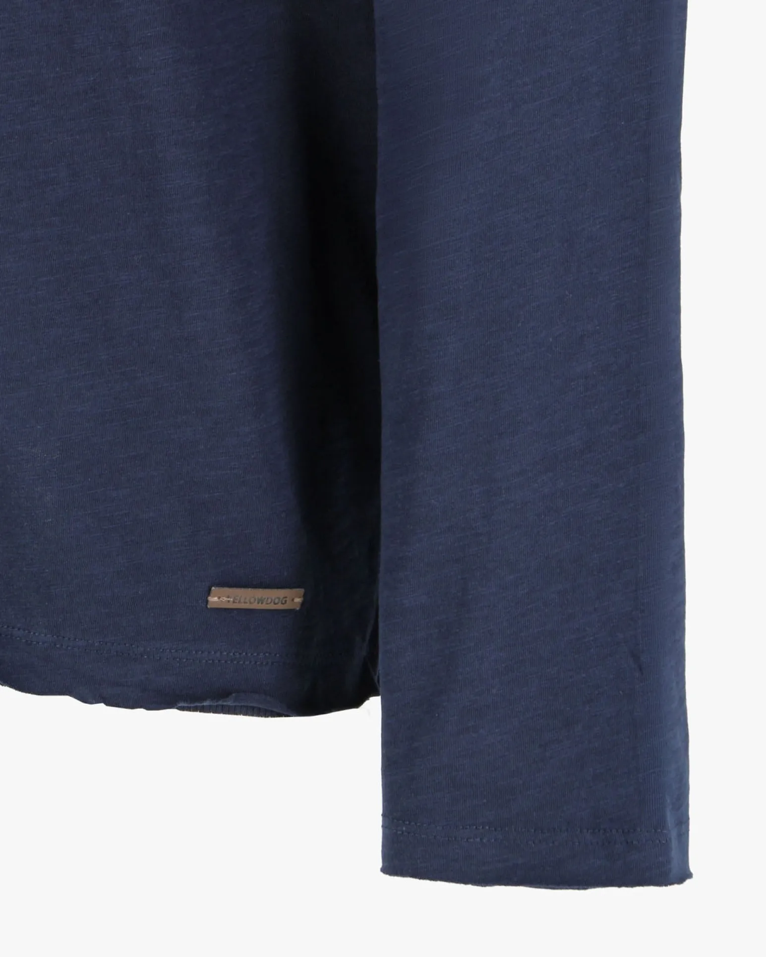 YELLOW DOG - Tshirt manica lunga blu