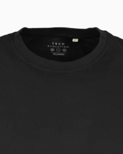 YELLOW DOG - Tshirt manica lunga basic nero da uomo