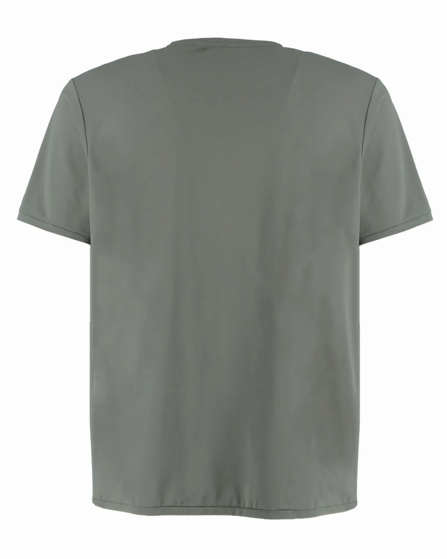 YELLOW DOG - TSHIRT VERDE MUSCHIO MANICA CORTA IN TESSUTO TECNICO