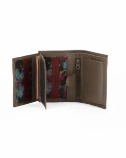 YOU YOUNG COVERI - Portafoglio taupe in VERA PELLE da donna